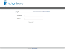 Tablet Screenshot of member.tutortrove.com